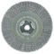 Weiler 8" Crimped Wire Wheel .014" Steel Fill Wide Face 5/8" Arbor Hole 36206 - alternate 1